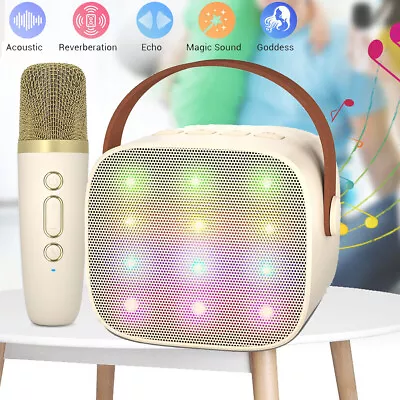 Kaufen Profi Karaoke Set Anlage Bluetooth Karaoke Lautsprecher Machine Mit 1 Mikrofonen • 22.90€