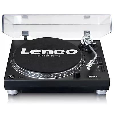 Kaufen Lenco L-3809 - Plattenspieler Mit Direktantrieb - Pitch Control - USB - Schwarz • 299€