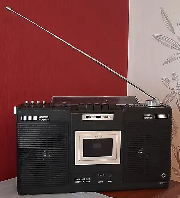 Kaufen Radio Kassetten Rekorder Maximal 8600 Boombox  Bastler  S. Text Teildefekt • 19€