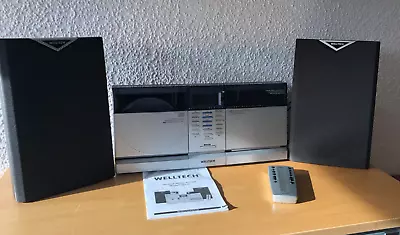 Kaufen WELLTECH 20523, Micro CD Audio, Tape + Radio, 2 Boxen, Fernbedienung, Bed.anleit • 39.90€