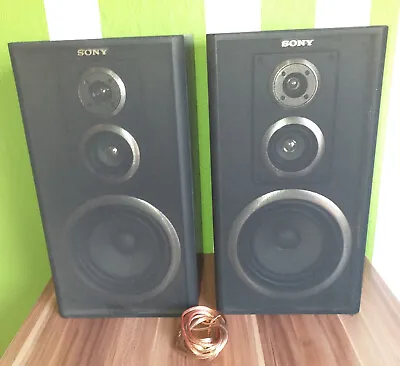 Kaufen SONY SS-A502 Boxen 2 Stück Lautsprecher FUNKTIONSTÜCHTIG Incl. Lautsprecherkabel • 59.95€