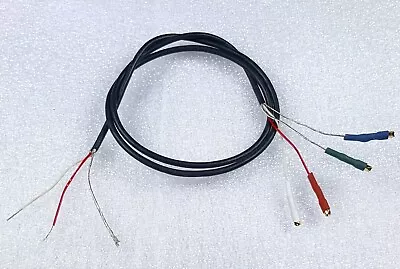 Kaufen Technics Sl 1200 MK2 Kabel Verbindung Arm Phono Rca Tonarm Geschirmt • 19.99€
