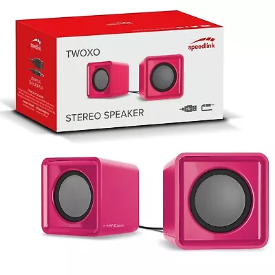 Kaufen Speedlink TWOXO Stereo USB Lautsprecher Speaker Boxen 3,5mm Klinke PC Notebook • 8.49€