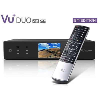 Kaufen VU+ Duo 4K SE BT-Edition 1x DVB-S2X FBC Twin Tuner PVR Ready Linux UHD Receiver • 369€
