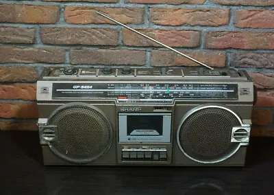 Kaufen Sharp GF 5454 Vintage Ghettoblaster Boombox Radiorecorder Bastler Ersatzteil • 49.99€