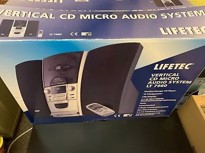 Kaufen Lifetec LT7980 VERTICEL CD MICRO AUDIOSYSTEM Musikanlage Voll Funktionsfähig • 66.66€