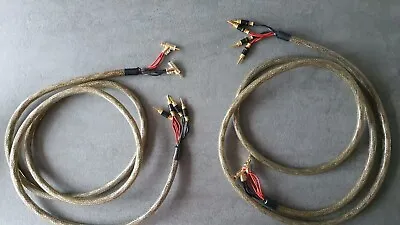 Kaufen  Bi- Wire Lautsprecherkabel , Reines Kupfer 2 X 3,00 Meter  • 185€