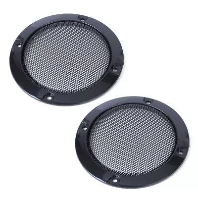 Kaufen 2 Stücke Lautsprecher Schutzgitter HIFI Boxenmieter 3 Zoll Schwarz Top Qualität • 5.74€