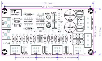 Kaufen HIFI DIY Kit EQ Control Board Vorverstärker Volume Tone Verstärker • 8.15€