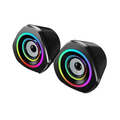 Kaufen Mini Lautsprecher 360 Grad Hi-Fi Soundeffekt 3,5 Mm Stecker Mit RGB Beleuchtung Eff G6U2 • 17.16€