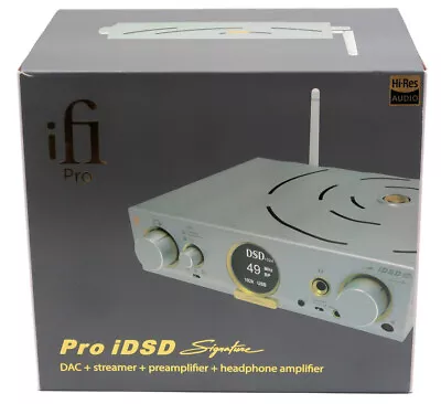 Kaufen IFi Pro IDSD Signature D/A-Wandler Kopfhörerverstärker Streamer OVP NEUw +GEWÄHR • 2,299€