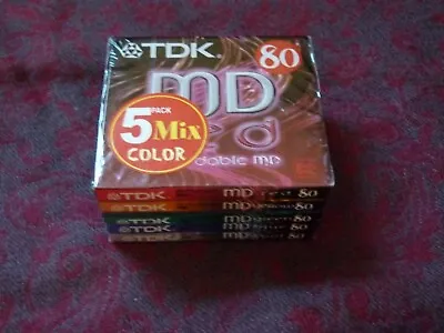 Kaufen TDK MD 80 Minidisk Neu  5 Stück • 25€