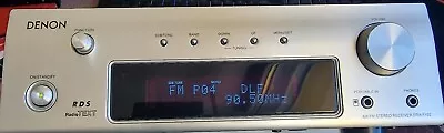 Kaufen DENON DRA-F102 AM-FM Stereo Receiver - Amplifier - Verstärker Mit Radio - Silber • 180€