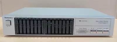 Kaufen Technics SH-Z200 2x7 Band Stereo Graphic Equalizer Silber 80s EQ • 35€