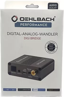 Kaufen Oehlbach 6064 DA-Wandler - Grau Digital-Audio- Wandler • 71.90€