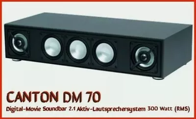 Kaufen CANTON DM70 Digital Movie 2.1 Surround-Sound-Lautsprecher Bluetooth TOP Zustand • 289€
