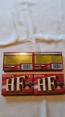 Kaufen 4x Sony HF 90 Min C90-HFC MC Audiokassetten Kassetten Leerkassetten NEU Und OVP • 20€