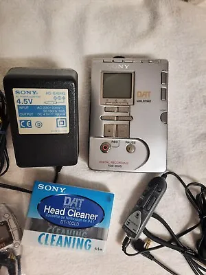Kaufen Sony TCD-D100 DAT Portable Digital Audio Tape Recorder Mit Zubehör TCD D100 • 292.39€