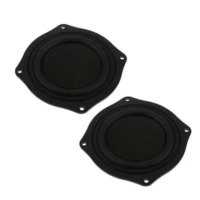 Kaufen 2-teilig 4 Zoll Lautsprecher Vibrationsmembran Passivtieftöner Membranplatte • 22.13€