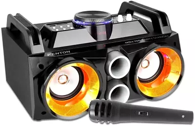 Kaufen Musikbox Bluetooth Lautsprecher Mit Mikrofon, Mobile, Party-LED, MP3 Player, USB • 98€