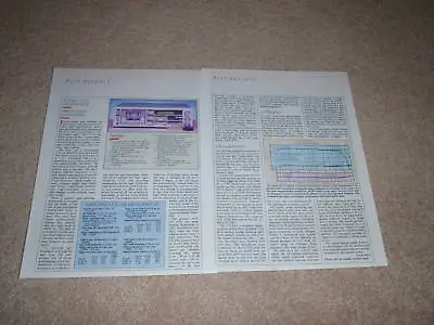 Kaufen Pioneer CT-A9 Kassette Review, 1984, 2 Seiten, Voll Test • 9.13€