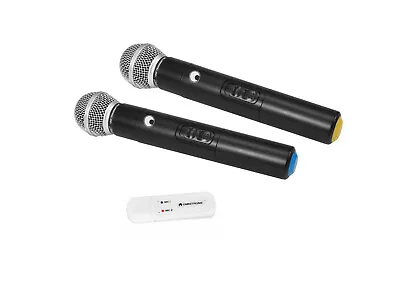 Kaufen OMNITRONIC UWM-2HH USB Funkmikrofon-Set Mit Zwei Handmikrofonen • 68.99€