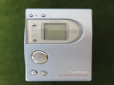 Kaufen Sharp MD-MT190H(BL) Portable Mini Disc Recorder MiniDisc Player Mit Zubehör • 79€