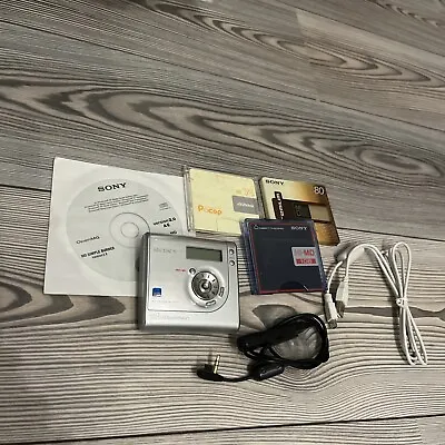 Kaufen SONY Hi-MD NetMD Walkman Minidisc  Minidisk Recorder MZ-NH700 OVP  + HiMD / MD´s • 40.50€