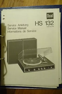 Kaufen Service Manual-Anleitung Für Dual HS 132 , Original • 10€