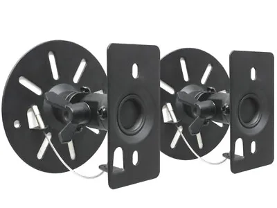 Kaufen 2x Universal Wandhalter Für Boxen Lautsprecher Wandhalterung Schwarz Wand Halter • 25.30€