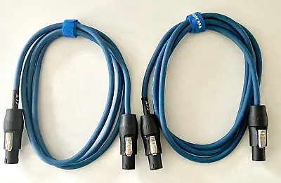 Kaufen 2m PA Kabel Boxen Kabel Speakon Kompatible Stecker 2 Stück Je 2m Inkl. Klettband • 15€