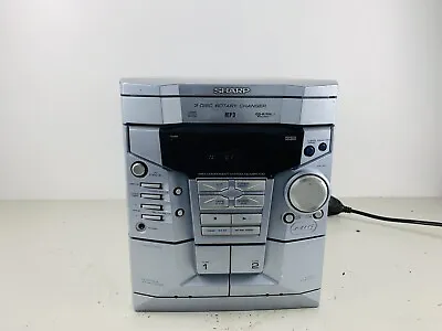 Kaufen Sharp CD-MPX100H 3 CD Changer Twin Cassette Deck FM AM Mini System #DA101 • 68€
