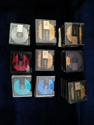 Kaufen 63x Minidisc Sony (44x 74' + 19x 80') Diverse Farben • 100€