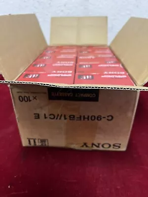 Kaufen MC Leeren Kassetten Sony HF 90 Tape Audio Cassettes 100 Pieces NEW/NEU!! • 190€
