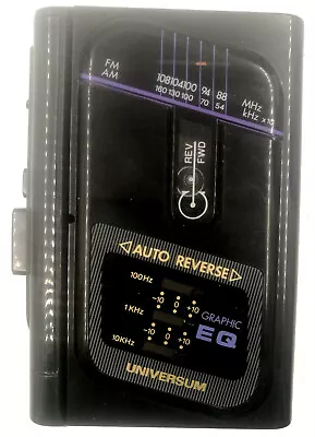 Kaufen Universum - Mobil HiFi Kassettenspieler Walkman Graphic EQ Radio FM/AM Rarität • 89.99€