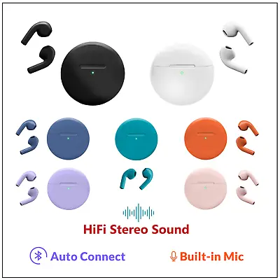 Kaufen Bluetooth Kopfhörer Wireless Ohrhörer Mini InEar Tanz Für Alle Geräte UK Marke • 10.88€