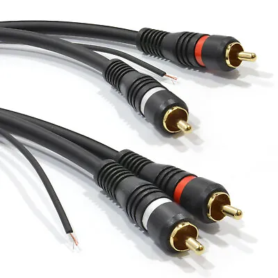 Kaufen Doppel Rca Abgeschirmtes Phono Audio Kabel Sauerstoff Gratis Kupfer & Tag Draht • 5.55€