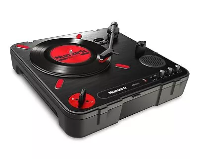 Kaufen Plattenspieler Scratch Numark PT01 Für DJ Eingebaut Lautsprecher Rot Musik GUT • 140€
