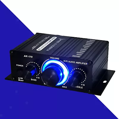 Kaufen AK170 Mini Verstärker Musik Empfänger Subwoofer Für Karaoke Heimkino • 21.75€