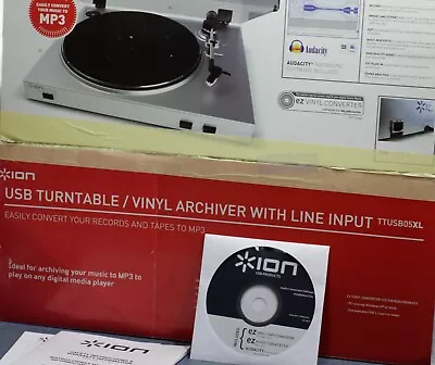 Kaufen Plattenspieler ION TTUSB05 Turntable Vinyl Auf PC überspielen NEUWERTIG ! • 114€