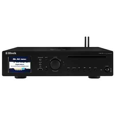 Kaufen Audio Block CVR-10 CD-Internet-Receiver UKW DAB+ Internetradio BT WLAN Schwarz • 1,198€