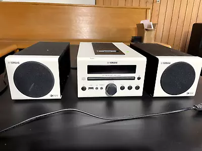 Kaufen Yamaha CRX-040 Stereo Anlage Komplett 2.0 In Weiss • 29€