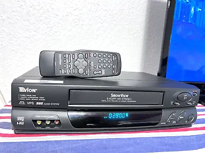 Kaufen VHS VCR TEVION MD9025 HiFi Stereo Longplay 6 Kopf Videorecorder Videorekorder • 80€