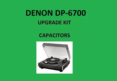Kaufen Plattenspieler Denon DP-6700 Reparatursatz - Alle Kondensatoren • 44.14€