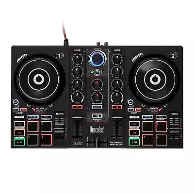 Kaufen Hercules DJLearning Kit Deck DJ Controller Lautsprecher Kopfhörer Musik GUT • 105€