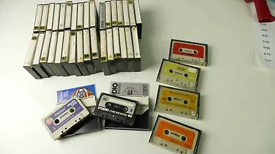Kaufen Ca. 35 Musikkassetten MC Meist Bespielte Leerkasetten 60er/90er Ungeprüft M-5400 • 16.90€