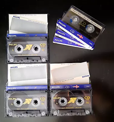 Kaufen ⭐️6x Philips CD ONE 90 Kassetten Typ 1 Audiokassetten Tape MC / Geprüft • 9€