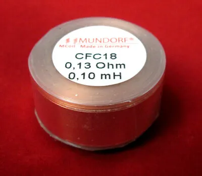 Kaufen Mundorf CFC18 Luftspule Kupferfolienspule 0,1mH Entspr. 1mm Draht 0,13 Ohm • 10.90€