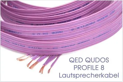 Kaufen QED Profile 8 NEU High End Lausprecherkabel Single-/Bi-Wire 8-adrig Meterware • 38.89€