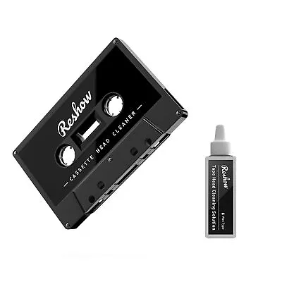 Kaufen Reshow Audio Tape Kassettenkopfreiniger Mit 2 Reinigungsflüssigkeiten Pflege ... • 19.36€